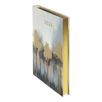 Щоденник датований поліграфічний FILLING   2026 , A5, золотий Buromax BM.2162-23