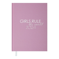 Дневник датированный 2024 MOTIVETION, A5, розовый Buromax BM.2171-10