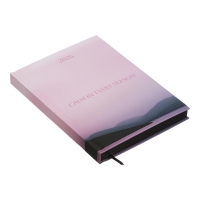 Дневник датированный полиграфический MIRACLE 2026, A5, розовый Buromax BM.2179-10