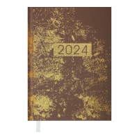 Дневник датированный 2024 MIRACLE, A5, капучино Buromax BM.2179-32