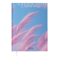 Дневник датированный полиграфический ONLY 2026, A5, светло-розовый Buromax BM.2183-43