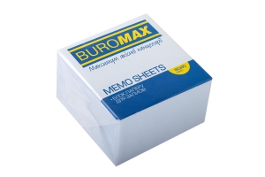Блок білого паперу для нотаток 80х80/х50мм, не скл. Buromax BM.2205
