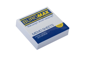 Блок белой бумаги для заметок JOBMAX 80х80х20мм, скл. Buromax BM.2206