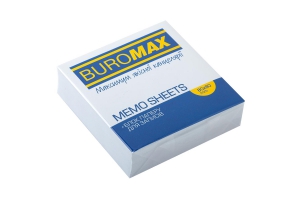 Блок белой бумаги для заметок JOBMAX 80х80х20мм., не скл. Buromax BM.2207