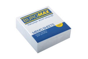 Блок белой бумаги для заметок JOBMAX 90х90х30мм., скл. Buromax BM.2208
