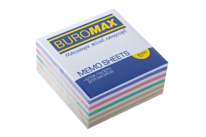 Блок бумаги для заметок "Зебра" 90х90х40мм., не скл. Buromax BM.2265