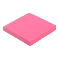 Блок для заметок NEON, 75х75мм, 100арк., розовый Buromax BM.2382-10