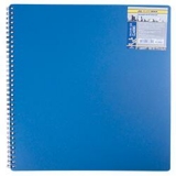 Зошит на пружині CLASSIC А4, 80 арк, кліт., синій, пласт.обкл. Buromax BM.2446-002