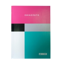Блокнот CHIAZZATO, А-5, 80 арк., клетка, интегральная обложка, розовый Buromax BM.24522102-10