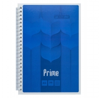 Зошит на пружині PRIME А5, 96л., клітка, в картонній обкладинці, синій Buromax BM.24551101-02