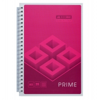 Тетрадь на пружине PRIME А5, 96л., клетка, в картонной обложке, розовый Buromax BM.24551101-10