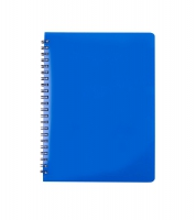 Зошит для нотаток GLOSS, А6, 80 арк., клітинка, пласт. обкладинка, синій Buromax BM.24652151-02