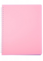 Тетрадь для заметок SUMMER TIME,, В5, 96 листов, клетка, пласт.обложка, св.-розовый/сиреневый Buromax BM.2466-26