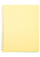 Зошит для нотаток SUMMER TIME,, В5, 96 аркушів, клітинка, пласт.обкладинка, св.-жовтий/лаймовий Buromax BM.2466-56