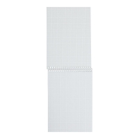 Блокнот на пружині зверху, А-5, 48 арк, "Shotlandka", клітинка, картонна обкладинка,зелений Buromax BM.2470-04