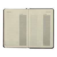 Дневник датированный 2024 DONNA LINE, A6, красный, штуч. кожа/поролон Buromax BM.2513-05