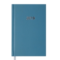 Ежедневник датированный 2019 STRONG, A6, 336 стр., голубой Buromax