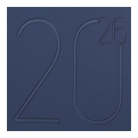 Щоденник датований 2026 STEEL, A6, синій, штуч. шкіра Buromax BM.2517-02