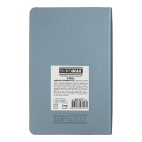 Дневник датированный 2026 STEEL, A6, голубой, штуч. кожа Buromax BM.2517-14