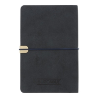 Щоденник датований 2026 BEST, A6, синій, штуч. шкіра Buromax BM.2519-02