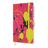 Книжка записная INFINITY, на резинке, 136х207мм, 96 л., клит., офсет крем., тв.лам.обкл., малиновая Buromax BM.255105-29