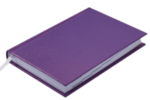 Щоденник недатований PERLA, A6, 288 арк., фіолетовий Buromax BM.2606-07