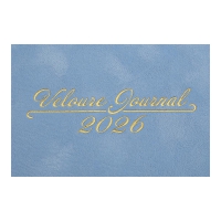 Щотижневик датований 2026 VELOUR, A5, блакитний, штуч.шкіра Buromax BM.2710-14