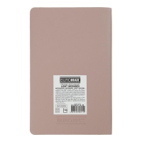 Щотижневик датований 2026 LIGHT MORANDI, A5, какао, штуч.шкіра Buromax BM.2712-40