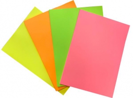 Набір кольорового паперу NEON, 4 кол., 200 арк., А4, 80 г/м2 Buromax BM.27215200-99