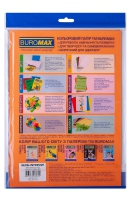 Набор цветной бумаги А4, 80г/м2, NEON+INTENSIV, 10цв., 20л. Buromax BM.2721820-99