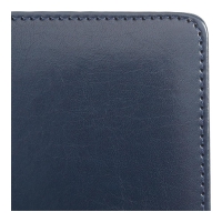 Щотижневик датований 2026 BRAVO, A4, синій, штуч. шкіра/поролон Buromax BM.2780-02