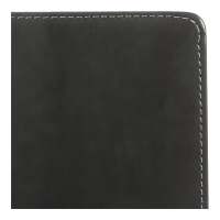 Щотижневик датований 2026 SALERNO, A4, сірий, штуч. шкіра Buromax BM.2781-09