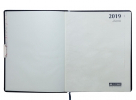 Еженедельник датированный 2019 DONNA, A4, 136 л., белый Buromax