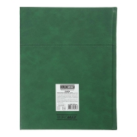 Щотижневик датований 2026 ORION, A4, зелений, штуч. шкіра/поролон Buromax BM.2783-04