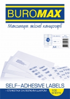 Этикетки с клейким слоем 14шт., 105х42,3мм (100 листов) Buromax BM.2831