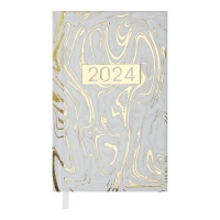 Еженедельник карманный вертик датированный 2024 MIRACLE, белый Buromax BM.2887-12