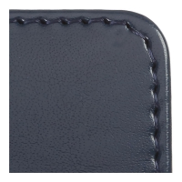 Еженедельник датирован 2026 карман. BRAVO, 85*153, синий, штуч. кожа/поролон Buromax BM.2893-02