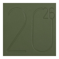 Еженедельник датирован 2026 карман. MORANDI STYLE, 85*153, зеленый, штуч. кожа Buromax BM.2897-04