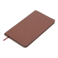 Еженедельник датирован 2026 карман. MORANDI STYLE, 85*153, медный, штуч. кожа Buromax BM.2897-33