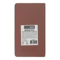 Еженедельник датирован 2026 карман. MORANDI STYLE, 85*153, медный, штуч. кожа Buromax BM.2897-33