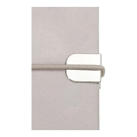 Еженедельник датирован 2026 карман. VELOUR, 153*87, светло-серый, штуч. кожа Buromax BM.2902-20