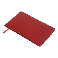 Еженедельник датирован 2026 карман. IDEAL, 153*87, красный, штуч. кожа Buromax BM.2905-05