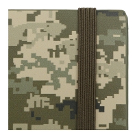 Еженедельник датирован 2026 карман. MILITARY, 153*87, светло-зеленый, штуч. кожа Buromax BM.2908-15