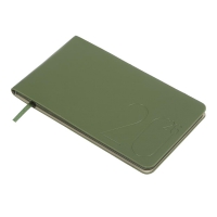 Еженедельник датированный 2026 карман. MORANDI STYLE, 153*87, зеленый, штуч. кожа Buromax BM.2909-04