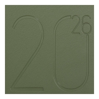 Еженедельник датированный 2026 карман. MORANDI STYLE, 153*87, зеленый, штуч. кожа Buromax BM.2909-04