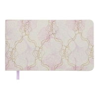 Еженедельник датирован 2026 карман. BLOOM, 153*87, фиолетовый, штуч. кожа Buromax BM.2911-07