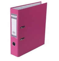 Регистратор односторонний LUX JOBMAX А4, 70мм PP, розовый, сборный Buromax BM.3011-10c