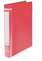 Папка пластикова з 2-ма кільцями, А4 (25мм), JOBMAX, червоний Buromax BM.3161-05