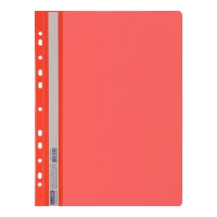 Папка-швидкозшивач з перфорацією, А4, червона, 12шт/уп Buromax BM.3316-05