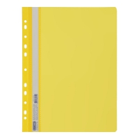 Папка-швидкозшивач з перфорацією. А4, жовта, 12шт/уп Buromax BM.3316-08